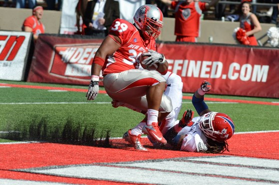 Joe Stoner scored on a 40-yard interception return
