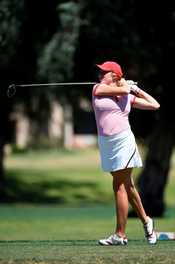 17 APR 2018: The 2018 Mountain West Women's Golf Championship is held at the Mission Hills Country Club in Rancho Mirage, CA. Jamie Schwaberow/NCAA Photos