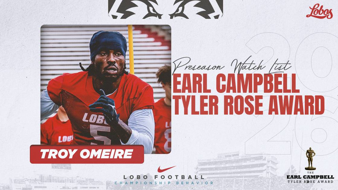 Troy Omeire Named to Earl Campbell Tyler Rose Award Watch List