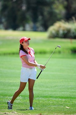 17 APR 2018: The 2018 Mountain West Women's Golf Championship is held at the Mission Hills Country Club in Rancho Mirage, CA. Jamie Schwaberow/NCAA Photos