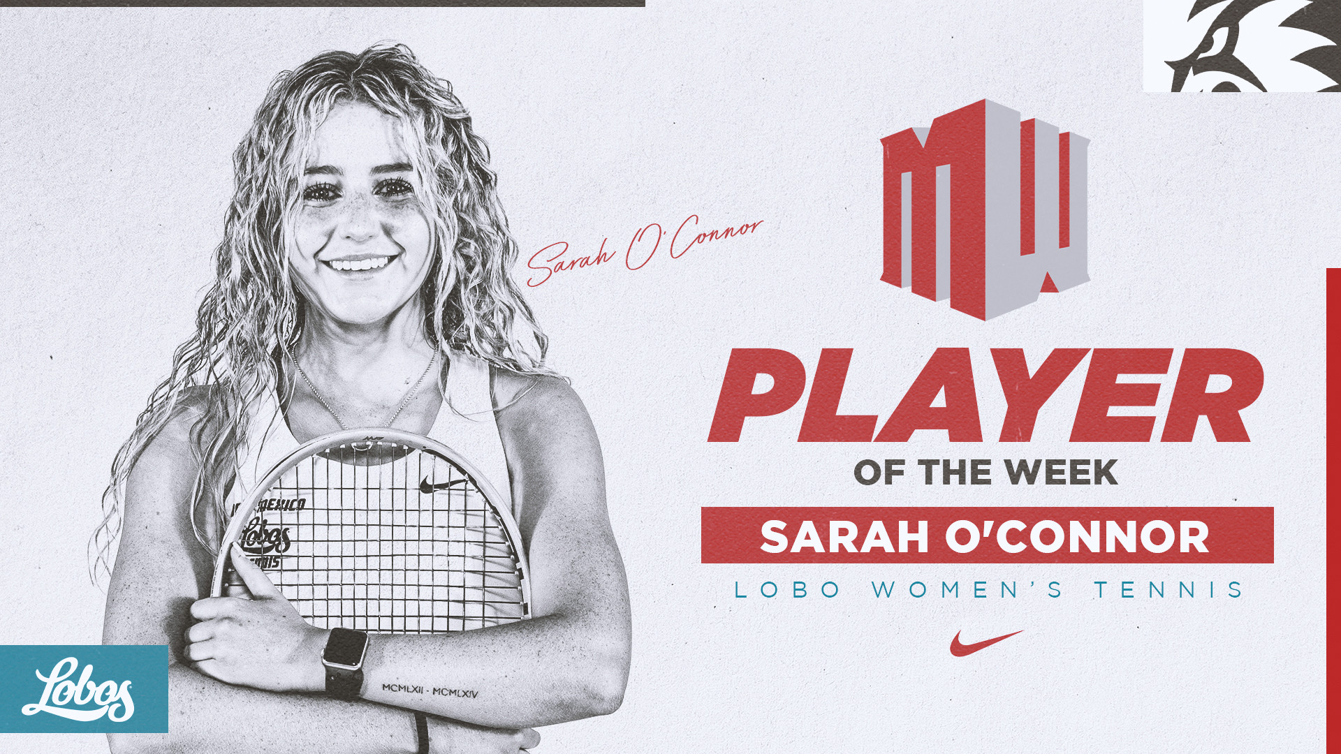Sarah O’Connor Named MW Player of the Week - New Mexico Lobos ...