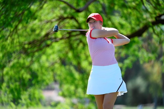 17 APR 2018: The 2018 Mountain West Women's Golf Championship is held at the Mission Hills Country Club in Rancho Mirage, CA. Jamie Schwaberow/NCAA Photos