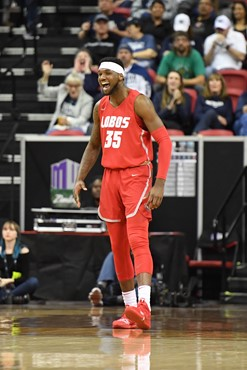 14 MAR 2019: The 2019 Mountain West Men's and Women's Basketball Championship held at the Thomas and Mack Center in Las Vegas, NV. Justin Tafoya/NCAA Photos
