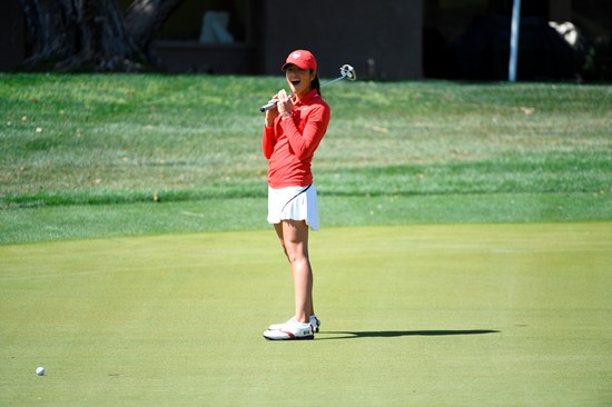 17 APR 2018: The 2018 Mountain West Women's Golf Championship is held at the Mission Hills Country Club in Rancho Mirage, CA. Jamie Schwaberow/NCAA Photos
