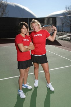 Juniors Anya Villanueva and Ashley Bonner
