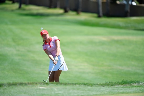 17 APR 2018: The 2018 Mountain West Women's Golf Championship is held at the Mission Hills Country Club in Rancho Mirage, CA. Jamie Schwaberow/NCAA Photos