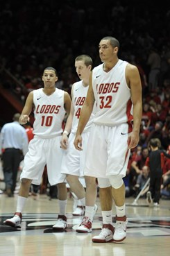 Left To Right: Freshman Kendall Williams, Freshman Cameron Bairstow and Junior Drew Gordon