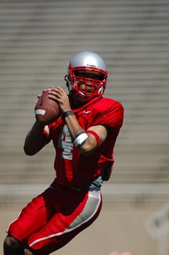 Freshman Emmanuel Yeager was 5-for-7 passing for 36 yards.