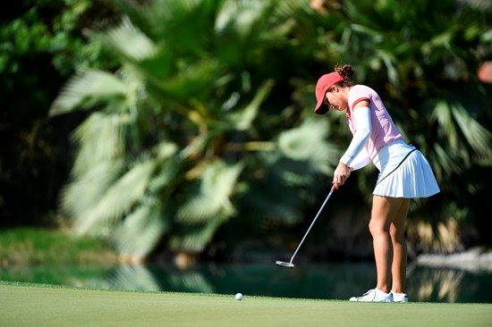 17 APR 2018: The 2018 Mountain West Women's Golf Championship is held at the Mission Hills Country Club in Rancho Mirage, CA. Jamie Schwaberow/NCAA Photos