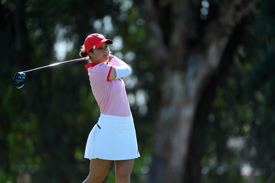 17 APR 2018: The 2018 Mountain West Women's Golf Championship is held at the Mission Hills Country Club in Rancho Mirage, CA. Jamie Schwaberow/NCAA Photos