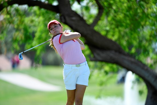 17 APR 2018: The 2018 Mountain West Women's Golf Championship is held at the Mission Hills Country Club in Rancho Mirage, CA. Jamie Schwaberow/NCAA Photos
