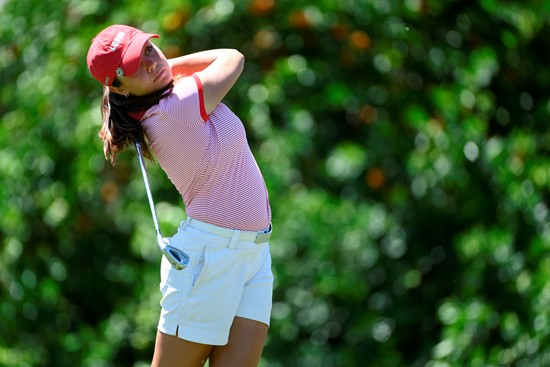 17 APR 2018: The 2018 Mountain West Women's Golf Championship is held at the Mission Hills Country Club in Rancho Mirage, CA. Jamie Schwaberow/NCAA Photos