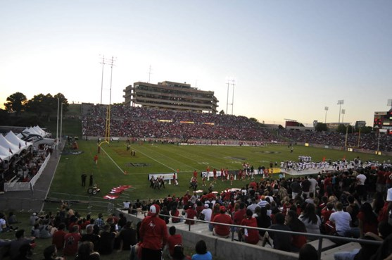 Just over 30,000 people attended the 2011 Rio Grande Rivalry game at University Stadium on Oct. 1.