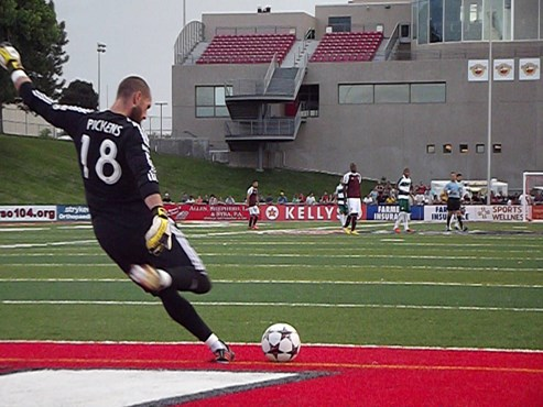 Rapids' keeper Matt Pickens played in his first game since an early season injury during MLS regular season play.