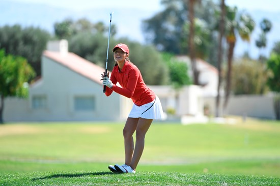 17 APR 2018: The 2018 Mountain West Women's Golf Championship is held at the Mission Hills Country Club in Rancho Mirage, CA. Jamie Schwaberow/NCAA Photos
