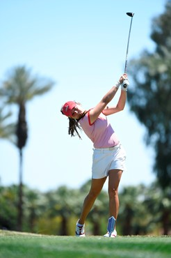 17 APR 2018: The 2018 Mountain West Women's Golf Championship is held at the Mission Hills Country Club in Rancho Mirage, CA. Jamie Schwaberow/NCAA Photos