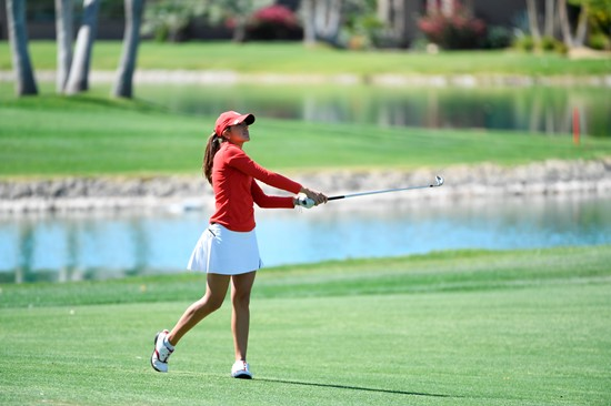 17 APR 2018: The 2018 Mountain West Women's Golf Championship is held at the Mission Hills Country Club in Rancho Mirage, CA. Jamie Schwaberow/NCAA Photos