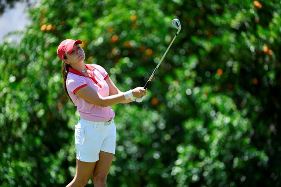 17 APR 2018: The 2018 Mountain West Women's Golf Championship is held at the Mission Hills Country Club in Rancho Mirage, CA. Jamie Schwaberow/NCAA Photos