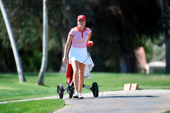 17 APR 2018: The 2018 Mountain West Women's Golf Championship is held at the Mission Hills Country Club in Rancho Mirage, CA. Jamie Schwaberow/NCAA Photos