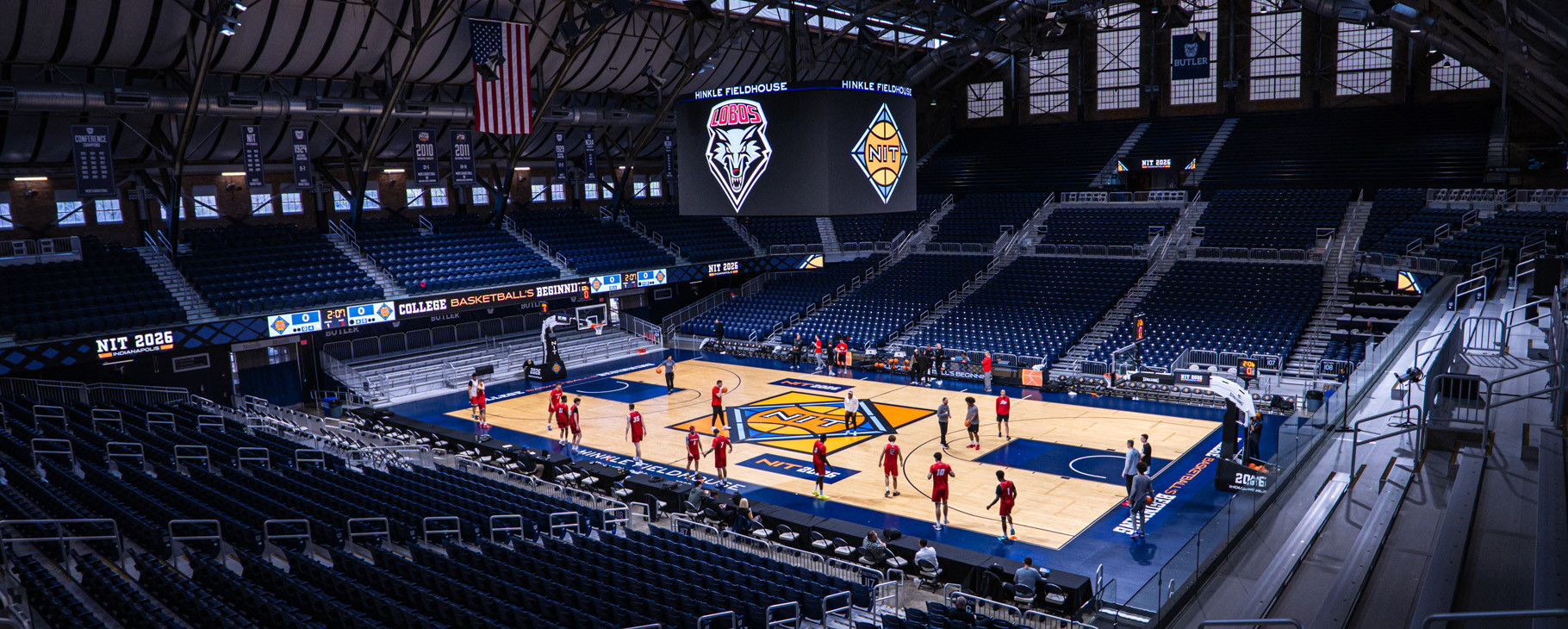 New Mexico Meets Tulsa in NIT Semifinals at Hinkle Fieldhouse – New Mexico Lobos