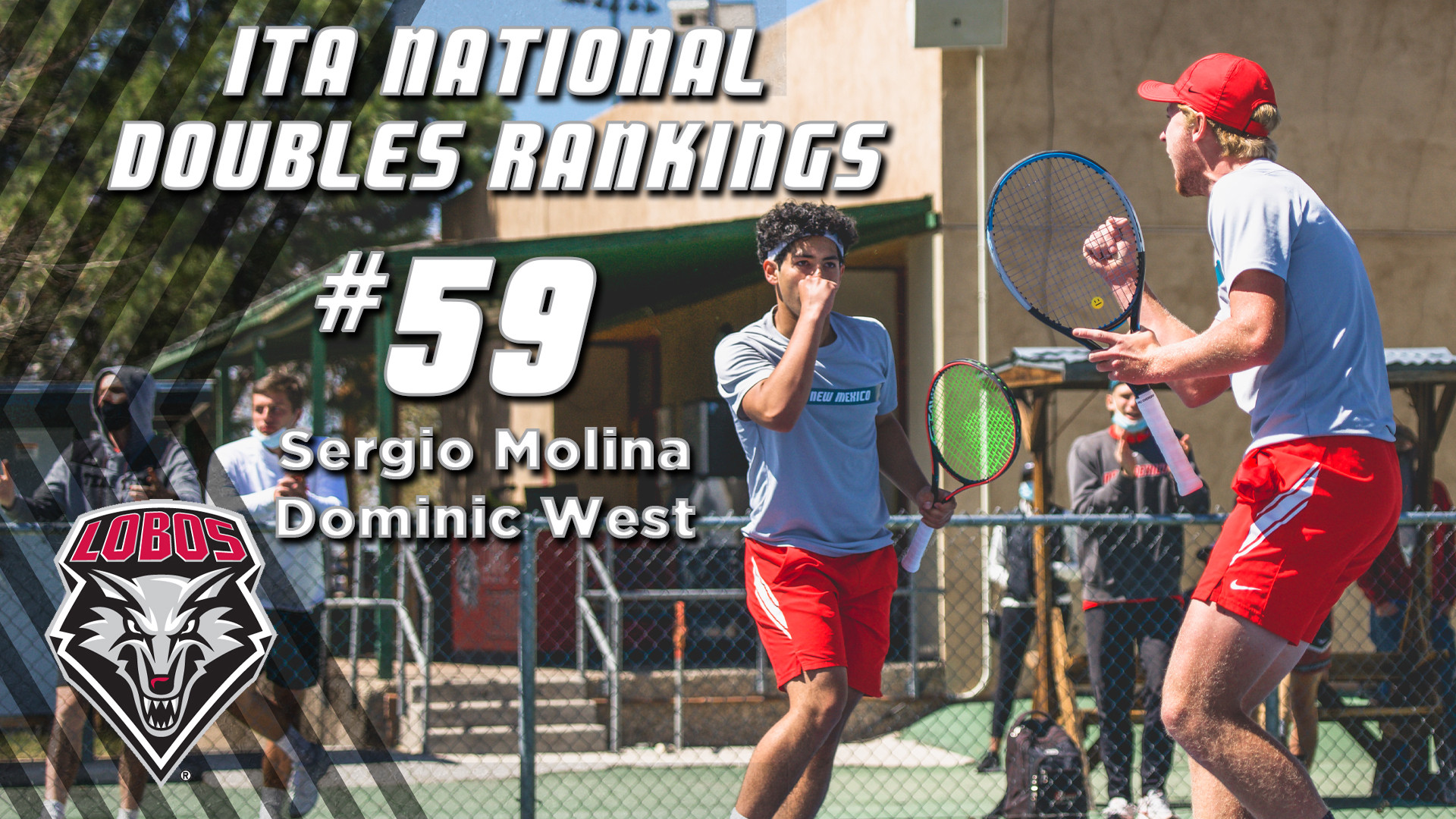 Sergio Molina - Men's Tennis 2020-21 - New Mexico Lobos - Official